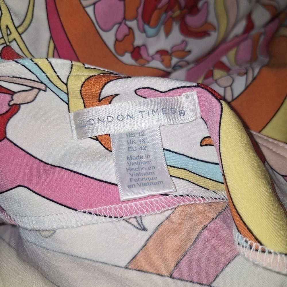 London times graphic midi dress size 12 - Picture 5 of 5